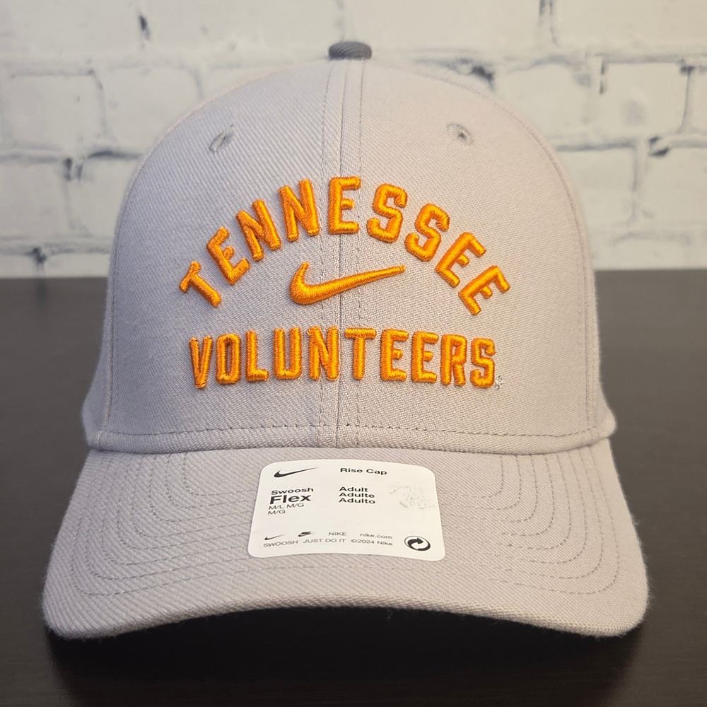 Nike Dri-FIT Rise Flex Tennessee Volunteers Grey Hat Mens Medium Large New